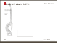Tablet Screenshot of alainbovis.com